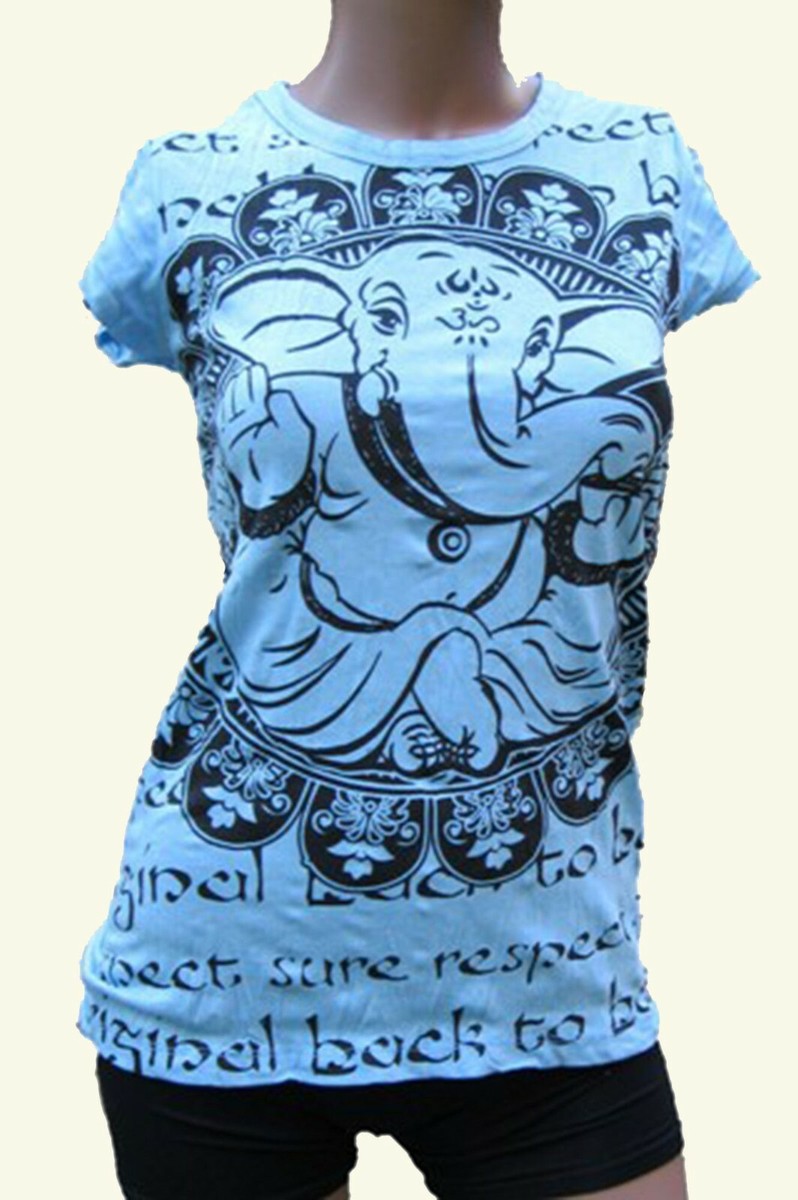 PANASIAM Sure T-Shirt Ganesh, Size S, in grey