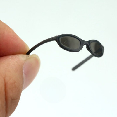 1/6 Scale Black Sunglasses Model for 12'' Large Head Size Head Carving