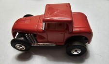 Aurora Thunderjet 500 Tjet HOT ROD COUPE - Red HO Slot Car 1366 in original box