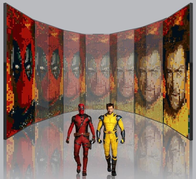 Istruzioni MOC LEGO Deadpool e Wolverine - File PDF per Mosaico