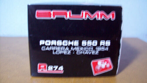 1/43 BRUMM R274 PORSCHE 550 RS CARRERA MEXICO 1954 #51 LOPEZ/CHAVEZ - Picture 2 of 6