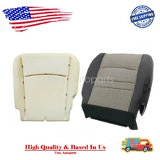 For 09-12 Dodge Ram 1500 2500 SLT Driver Side Bottom Cloth Seat Cover+Foam Pad