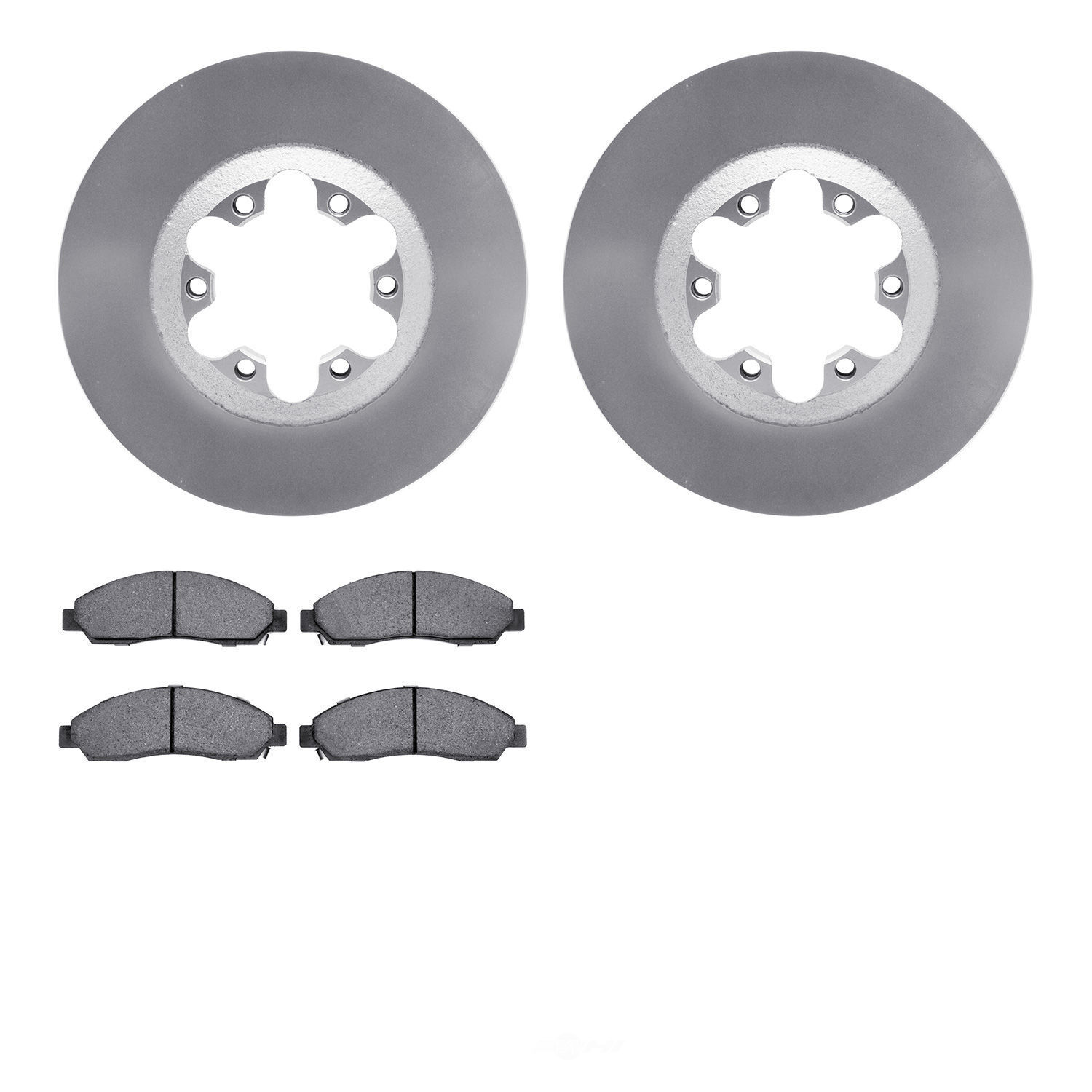 Disc Brake Kit-Geospec Rotors with 3000 Series Ceramic Brake Pads DFC ...