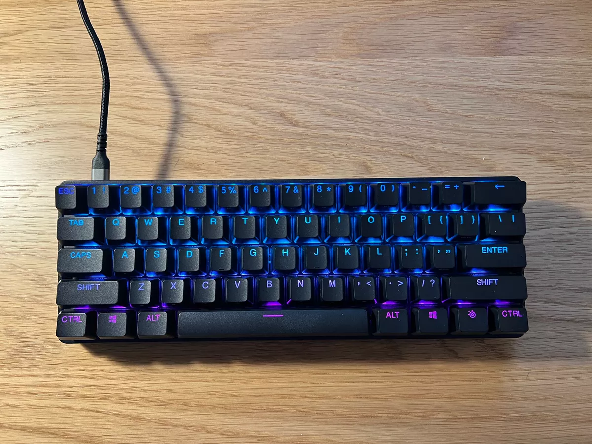 SteelSeries - Apex 9 Mini 60% Wired OptiPoint Adjustable Actuation Keyboard