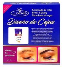 Kit Planchado De  Cejas Profesional J. Denis Eyebrow Lamination Kit