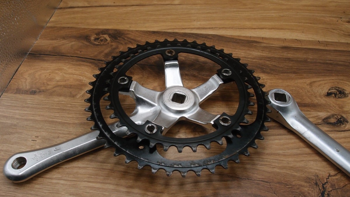 Pédalier Route Triple 50-40-30d L172.5 Impact Argent Marque Stronglight Piece Velo Pedaliers De Velo