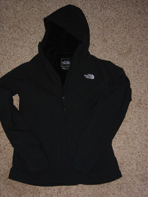 2015 Womens North Face C854 Black Maddie Raschel Full Zip Hoodie