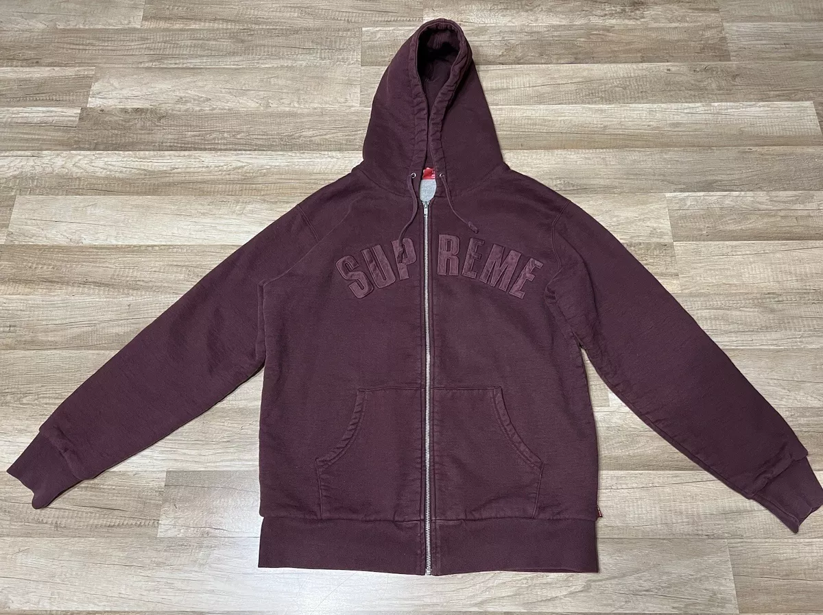 国内配送】 SUPREME ARC LOGO THERMAL ZIP UP HOODIE | everestfin.com