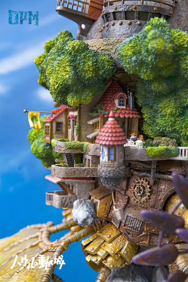 Howl's Moving Castle Resin OPM Studio Statue Flying version Howl's Moving Castle Resin OPM Studio Statue Flying version