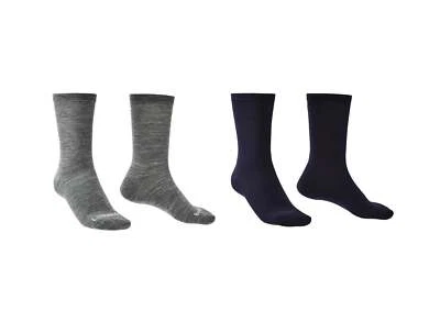 Bridgedale Base Layer Thermal Liner Walking Hiking Boot Socks 2 Pairs NEW