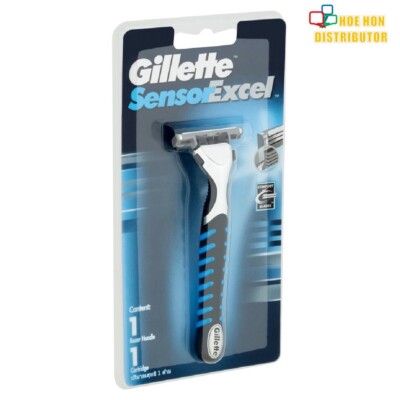 2 X Gillette Sensor Excel Razor Twin blades Manual [Free Shipping]