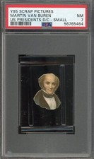 1888 Y95 Scrap Pictures Die-Cuts Small Martin Van Buren U.S. Presidents PSA 7