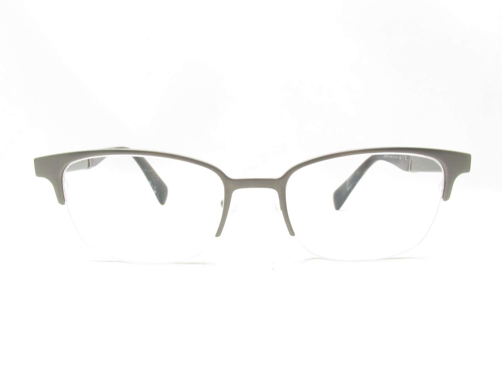 PRADA VPR50P HALF RIM BROWLINE SPORTS WRAP EYEGLASSES FRAMES 53-19-145 117306