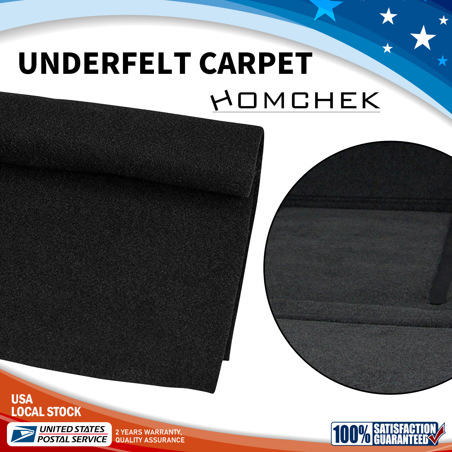 Durable Subwoofer Speaker Box Carpet Felt Fabric Auto Trunk Liner Upholstery 3SQM