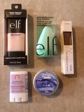 NEW (5) Piece Makeup/Skincare Lot E.L.F First Aid Beauty Ofra Cosmetics
