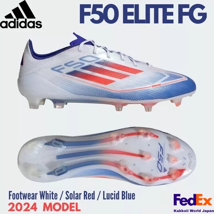 adidas Soccer Cleats F50 ELITE FG Footwear White/Solar Red adidas Soccer Cleats F50 ELITE FG Footwear White/Solar Red