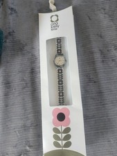 Image of Orla Kiely OK2224 Watch Ladies Quartz Flower Design Strap Women's