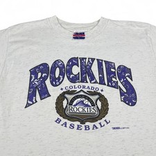 Colorado Rockies MLB classic style ash t-shirt QT7124