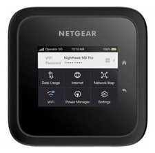NETGEAR Nighthawk M6 5G Pro MR6400 Mobile Hotspot GSM Unlocked Router Black