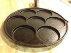 Griswold Wagner 34 Cast Iron Swedish Plett Pancake Pan 2980