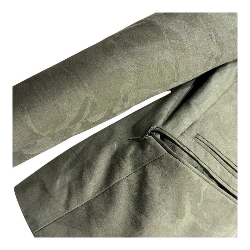 howe creative workforce green camouflage blazer Jacket Size 42 - Image 3 of 4