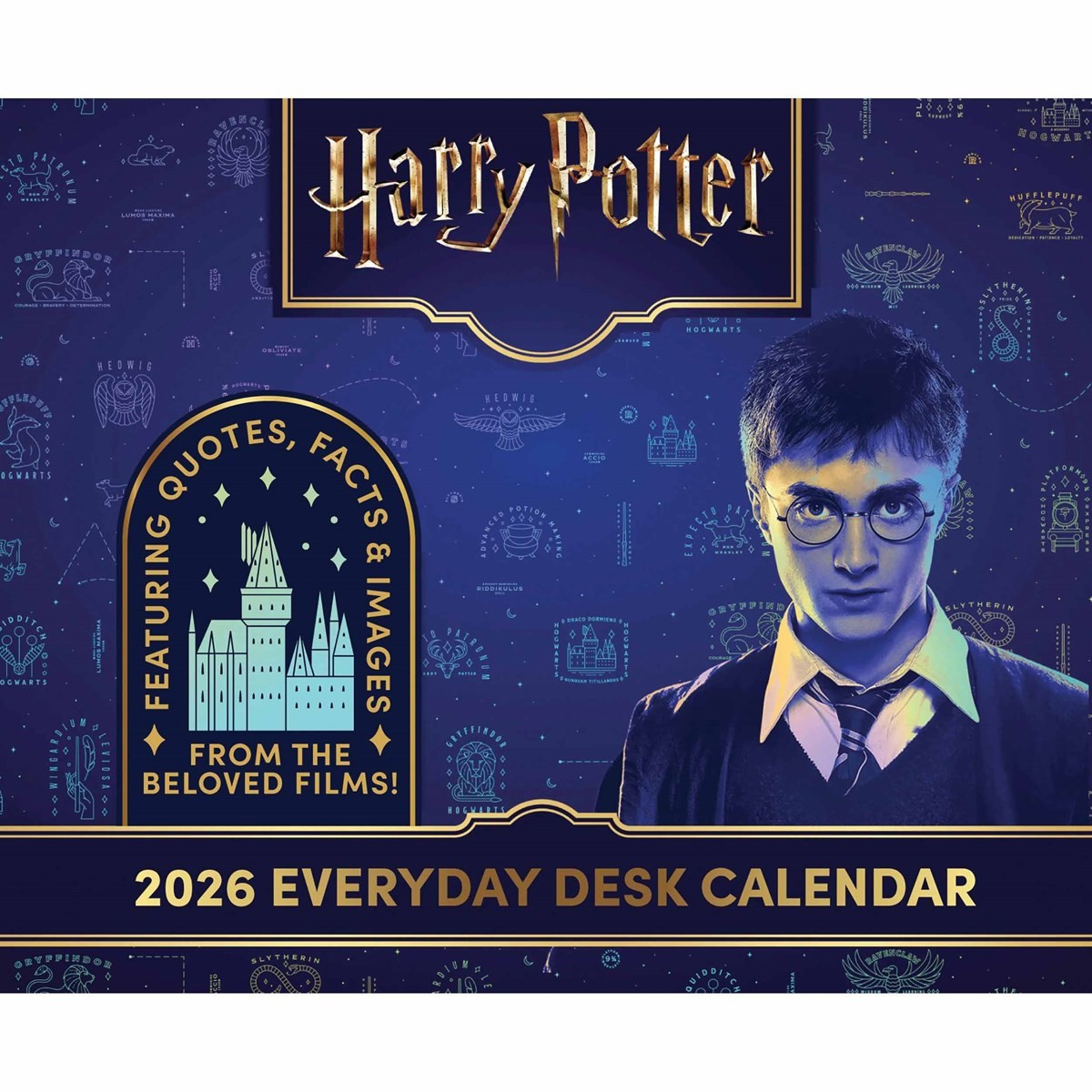 Harry Potter Desk Calendar 2026, Desk Calendars, Day To View, Gift
