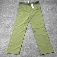 FIGS Axim 2.0 Cargo Pants Mens Large Green Technical Scrub Medical Workwear