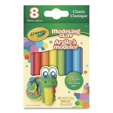 Crayola Modeling Clay .6oz 8/Pkg Basic