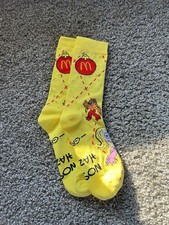 McDonald's Grinch Socks Christmas Adult Happy Meal 2025 Yellow New and Opened