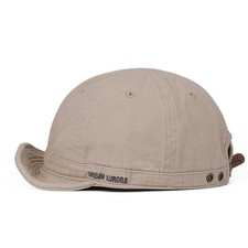 Stylish Short Brim Soft Cap Baseball Cap Trucker/Baseball One Size Dy06-beige