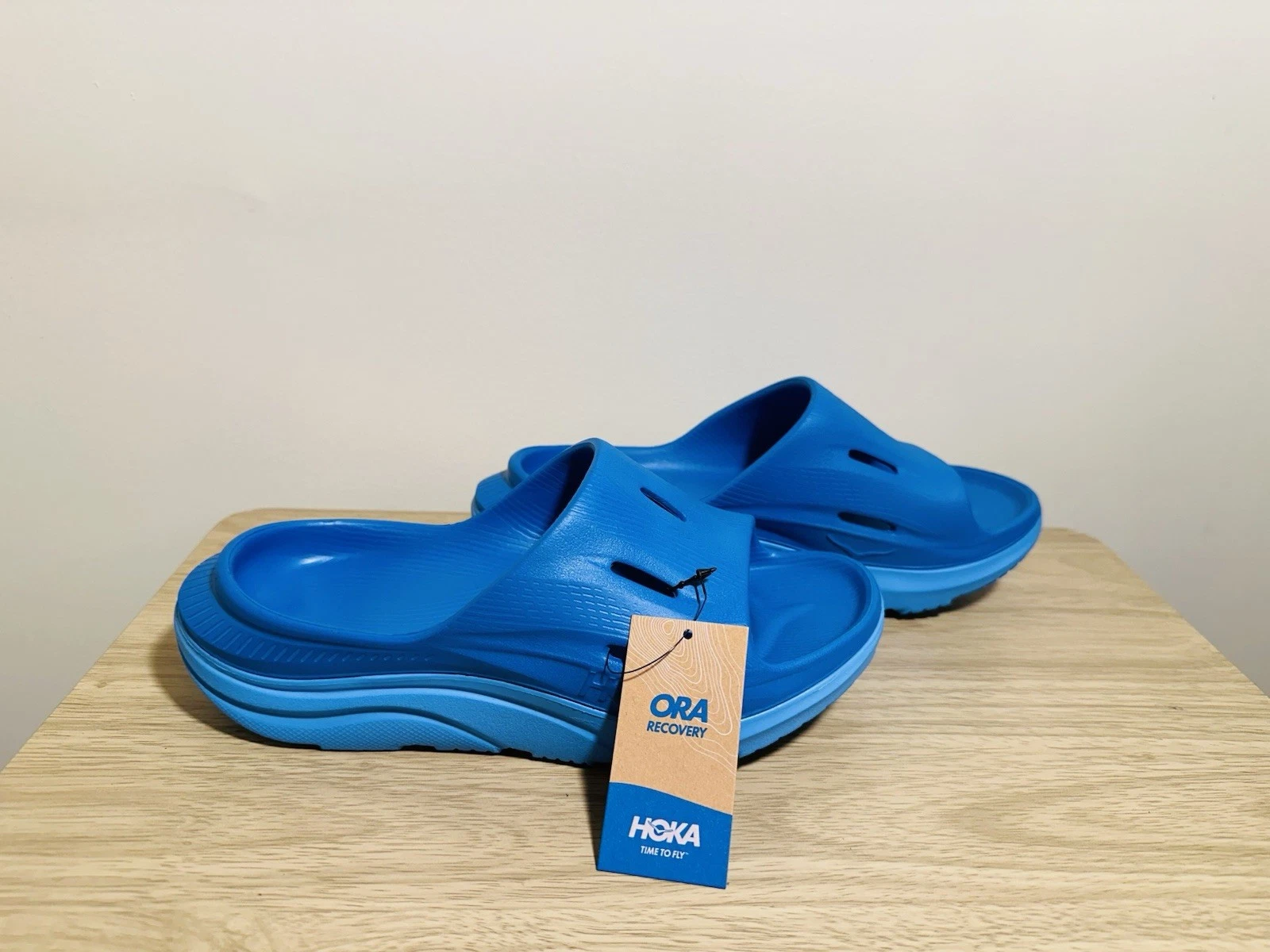 HOKA ONE ONE Hoka Ora Recovery Slide 3 sandali blu cielo costiero tutti a bordo nuovi senza scatola taglia 6L 4M
