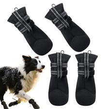 Dog Shoes For Large Dogs, Medium Dog Boots  Paw Protectors For Winter Snowy