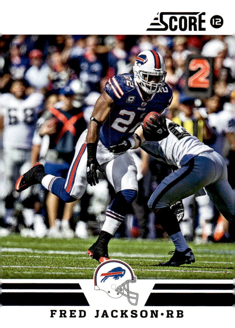 2012 Score 2012 Score - Gold Zone #266 Fred Jackson Buffalo Bills