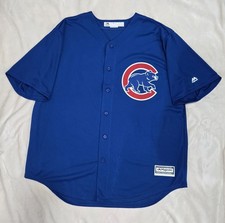 Chicago Cubs Majestic Jersey Royal Blue  Mens 2XL Cool  Base