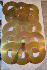 Lot of 15 Vintage 9.5 inch Hard Drive Disk Platter