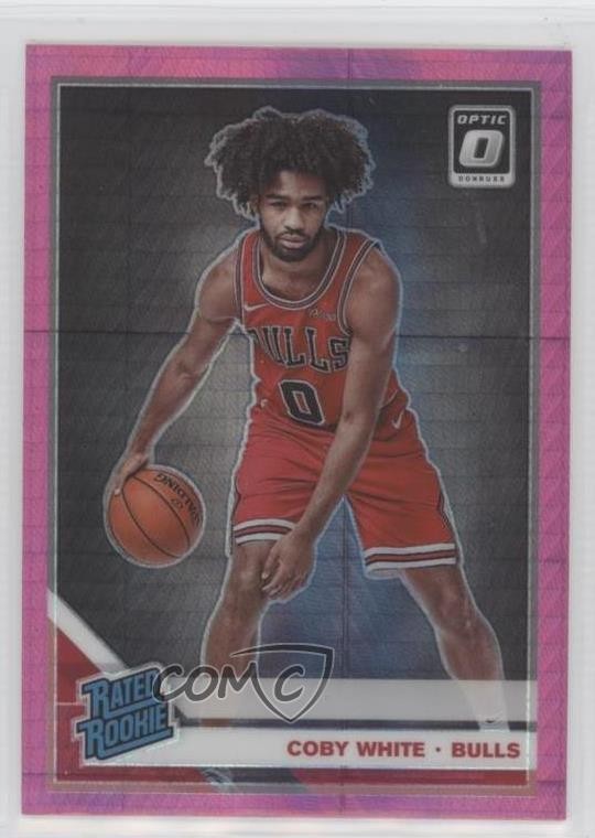 2019-20 Panini Donruss Optic Rated Rookie Pink Hyper Prizm Coby White #180 2l4