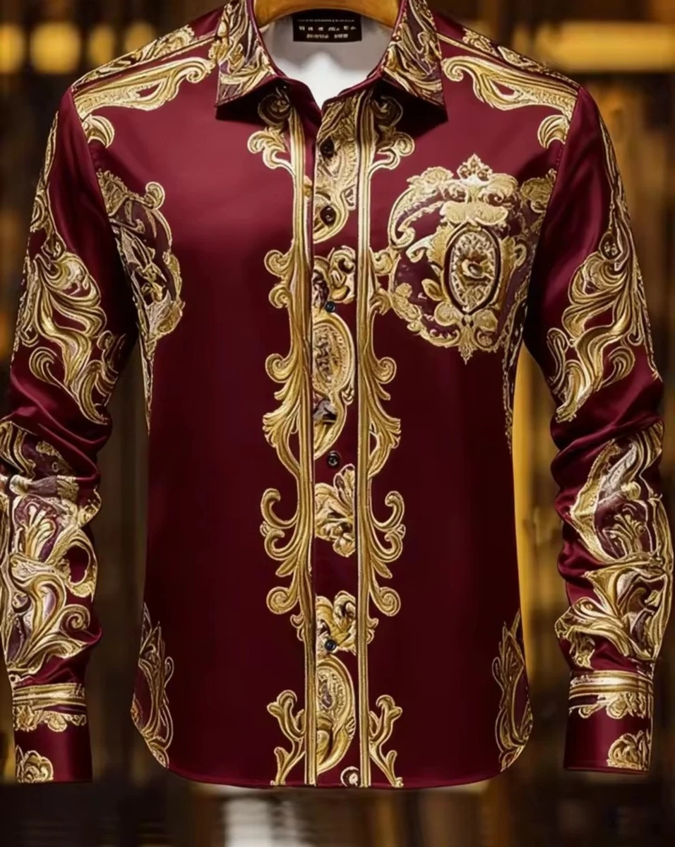 Baroque Shirt In Men's Dress Shirts for sale | eBay