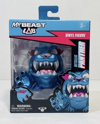 New Mr. Beast Lab Panther Vinyl Figure Rare Metallic Moose Figure Toy