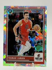 2023-24 Panini Nba Hoops Premium Stock - Toumani Camara #10 Ice Prizm (RC)