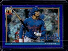 2026 Topps Juan Soto 1991 Chrome Silver Pack Purple Mojo Refractor #/250 Mets