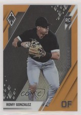 2022 Panini Chronicles Phoenix Neon Orange 7/19 Romy Gonzalez #16 2x4