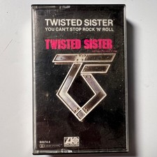 Twisted Sister   You Can  t Stop Rock  N  Roll Cassette 1983 Atlantic