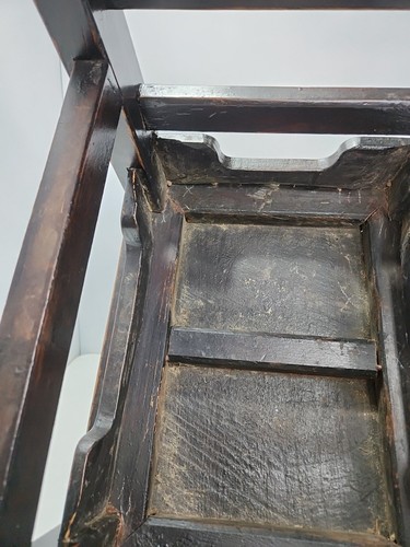 Mesa auxiliar vintage de mediados del siglo XX Elm Ming - Imagen 13 de 17