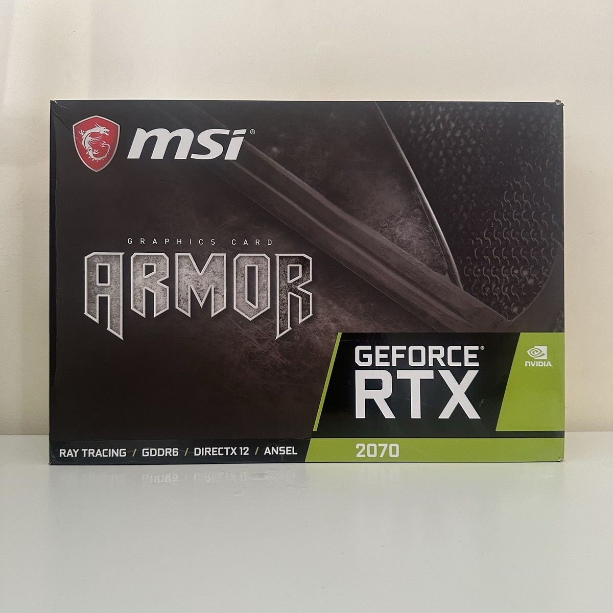 BOX ONLY RTX 2070 ARMOR 8G UK