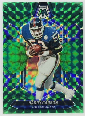 2024 Panini Mosaic Harry Carson #234 Green Prizm New York Giants NFL