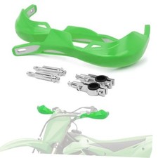 Dirt Bike Handguards Motorcycle Hand Guards 7/8" and 1 1/8" - Universal green