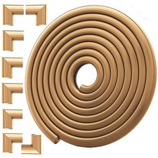 Baby Proof Corners and Edges 18.2ft Large 15ft Edge 8 Corner Guard , Firepla...