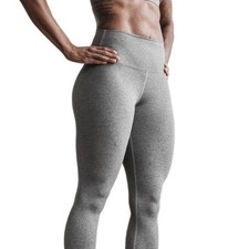 EUC NOBULL High-Rise Tight Charcoal Heather Gray Performance Leggings Size XS.