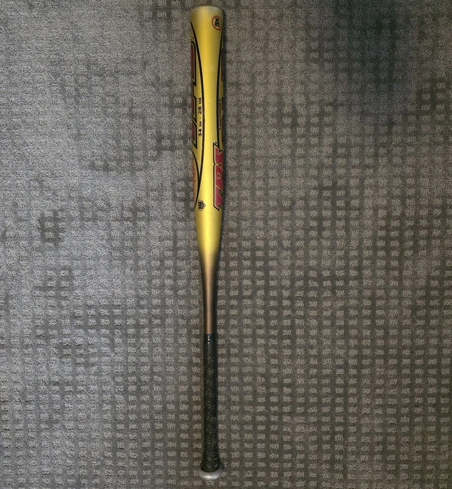 -6 taco de softbol Louisville Slugger TPS dourado 34 polegadas 28 oz modelo SB704 CU31 alumínio - Imagem 4 de 4