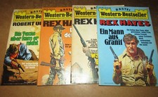 Rex Hayes od. Robert Ullman, 4 Alt-Klassiker Romanhefte Western-Bestseller zh423